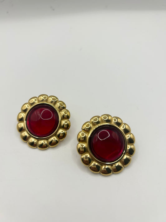Scarlet in Bloom Earrings