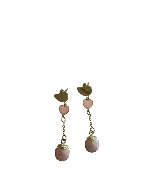 Mermaid’s Heart Earrings